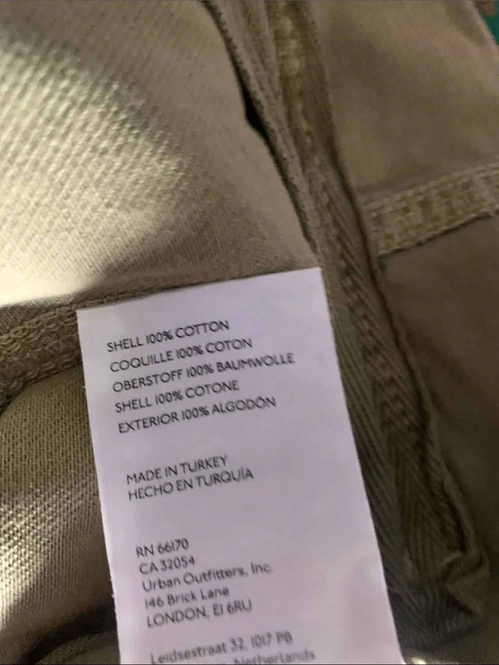 Free People Olive Green Cargo Trousers